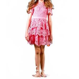 NEW MARLO elsie lace dress in pink